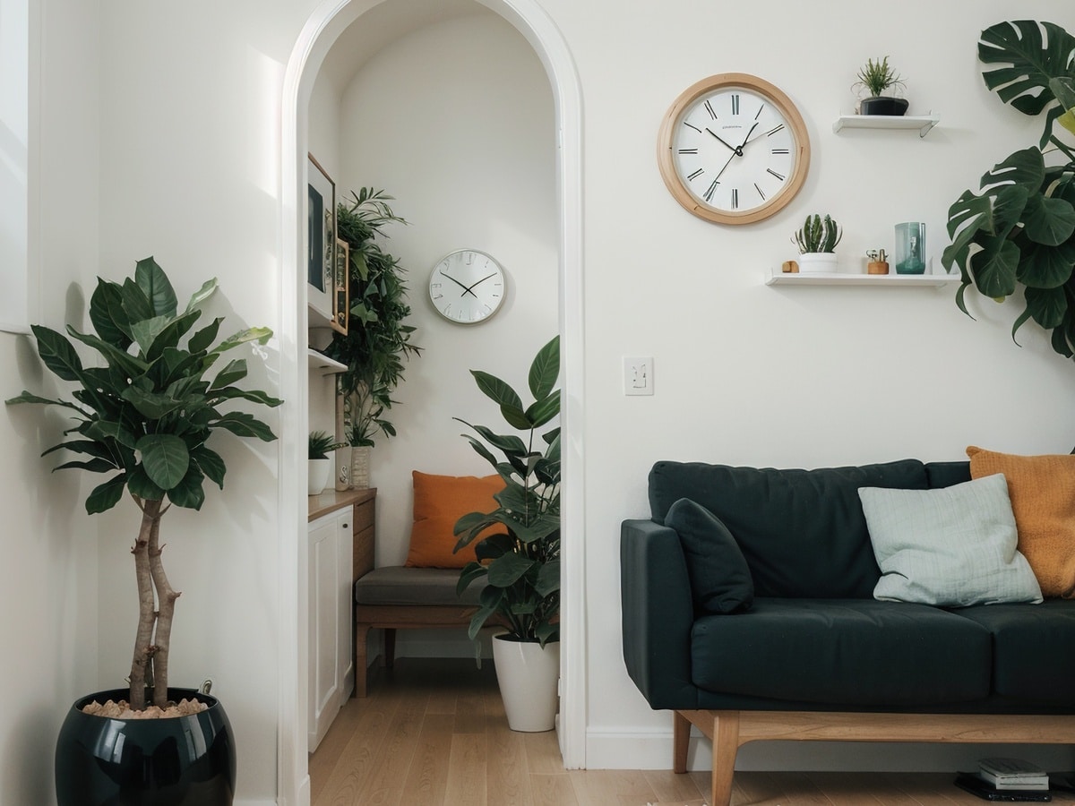 Modern living room interior representing growing home value in Denver Colorado.